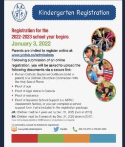 Registrations for the 2022-2023 school year begins!