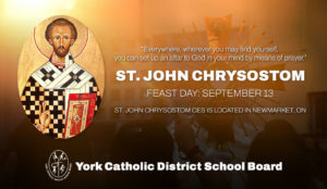 St. John Chrysostom: FEAST DAY: September 13