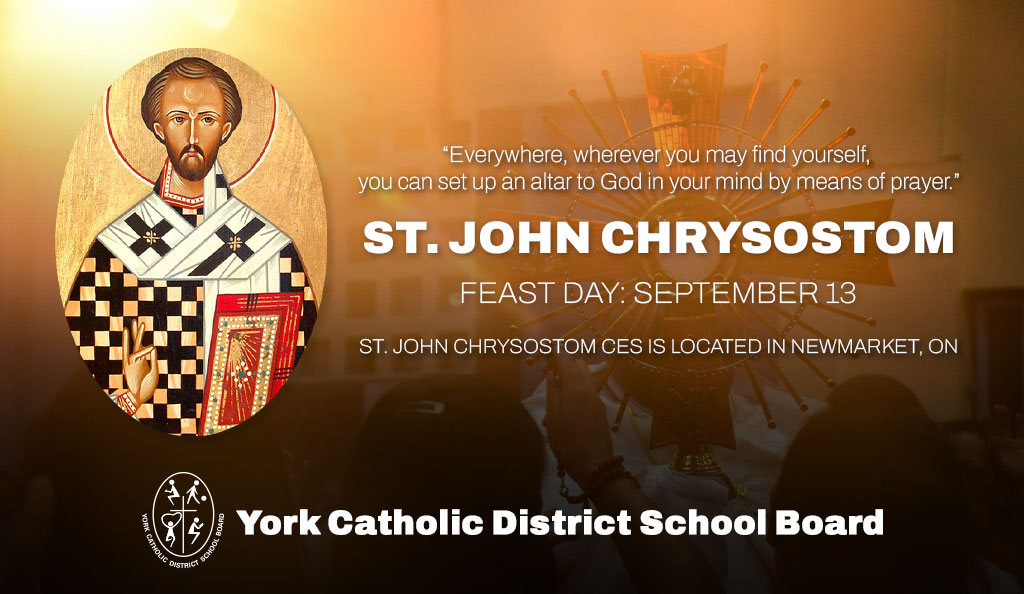 St. John Chrysostom: FEAST DAY: September 13 width=